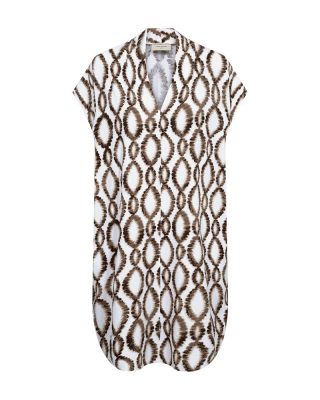 Freequent jurk  208036-br white coffee bean
