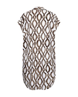 Freequent jurk  208036-br white coffee bean 5