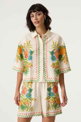 Garcia blouse korte mouw Q260029-2082 4