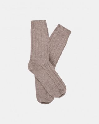 The Goodpeople sokken  Woolsock 25020427-3101 Beige Melange