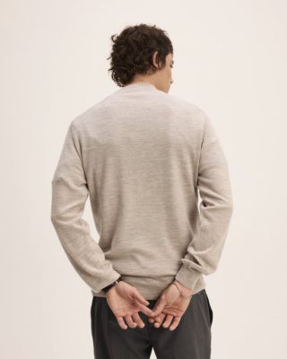 The Goodpeople trui ronde hals  Kita 25020104-3101 Beige Melange 3