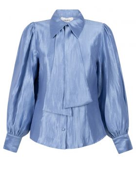 Aaiko blouse  VERONNE TIE SHIMM RAY 517-164021