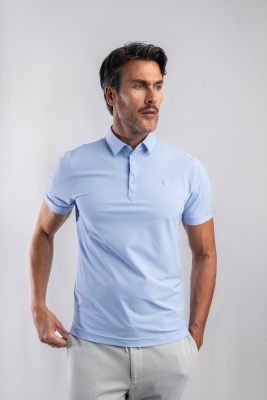 Blue Industry polo  kbi-m10-blue