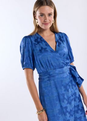 Freebird jurk  Blossom Layer F-Wv-Jac-Flow-Lurex-26-1-2142 2