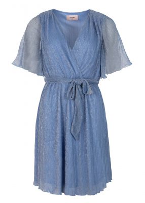 Freebird jurk  Dalena SS F-Jer-Plisse-lurex-26-1-2142 5