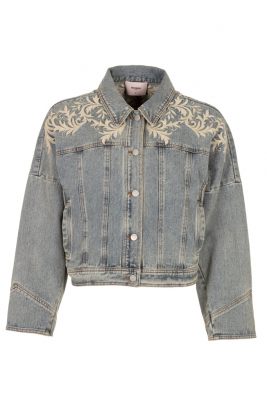 Freebird spijkerjasje  Lune Dnm-Blue-Dirty-26-3-2373