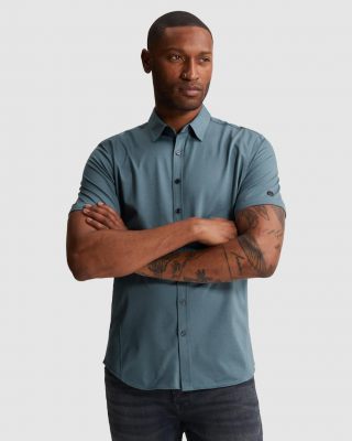 Cast Iron overhemd korte mouw  CSIS2604262-5414 2