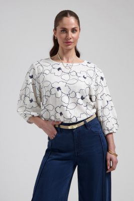 Florez blouse  CR0442-107