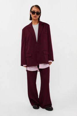 Studio Amaya pantalon Jackie Pants - Bordeaux-603 2