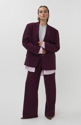 Studio Amaya pantalon Jackie Pants - Bordeaux-603 6