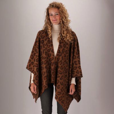 Sarlini poncho  000433-00022-multi sand 2