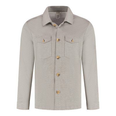 Born with Appetite overshirt  BWA26114DU89-Pebble
