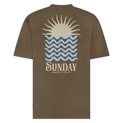 Supply & Co t-shirt  SCO26118EZ03-Tabacco 2