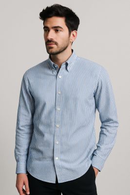 The Goodpeople overhemd  Oxford-90000203-7019