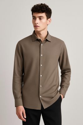 The Goodpeople overhemd  Storm 25020211-6200 Cognac