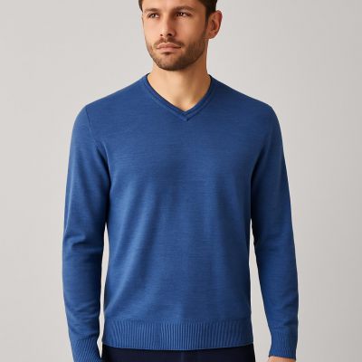 Maerz v-hals trui  00-1-490400-380-380