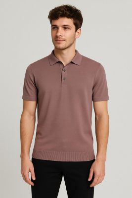 Born with Appetite polo  BWA26106WO51-Faded Plum