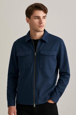 Born with Appetite overshirt  BWA26114BO10-Navy