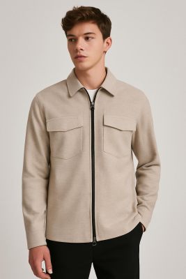 Born with Appetite overshirt  BWA26114BO50-Tabacco