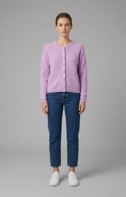 American Vintage vest  vito19e-lavande chine