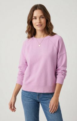 American Vintage sweater  atu03b-orchidee