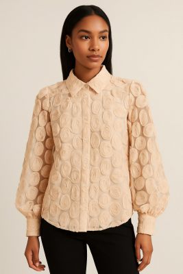Freebird blouse  Kendall Wv-3D-Flow-25-4-2145
