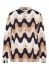 beige/ bro Print