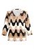 beige/ bro Print
