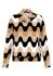 beige/ bro Print