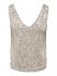 Pumice Stone/Silver sequins