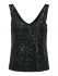 Black/Black sequins