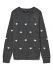 Dark Grey Melange/W. WHITE HEARTS