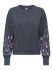 Ombre Blue/SLEEVE FLOWER PRINT