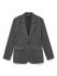 Medium Grey Melange/WHITE