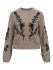 Morel/Melange black floral emb