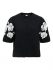 Black/WHITE EMB