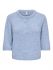 Dusty Blue/Melange/Bling Button