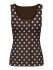 Seal Brown/BIG CASHMERE BLUE DOTS